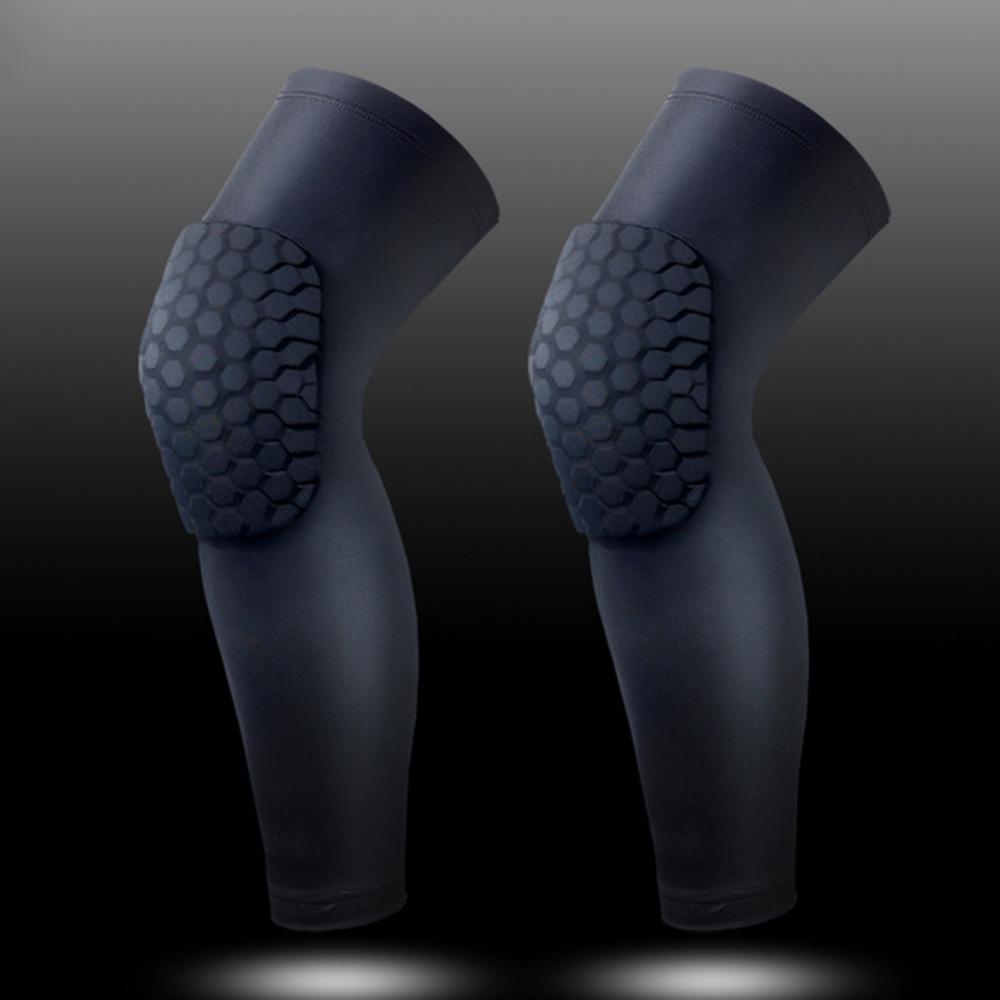 1Pc Sports Kneepad Elastic Knee Pads Honeycomb Basketball Football Knee Pad Knee Protector Brace Support Compression Leg Sleeves