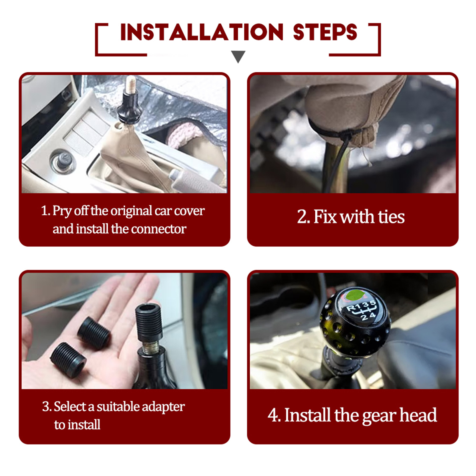 ギアシフトノブ,6スピードハンドル,m8 m10 m12,vw gti Jettaゴルフ用アダプター,5スピード