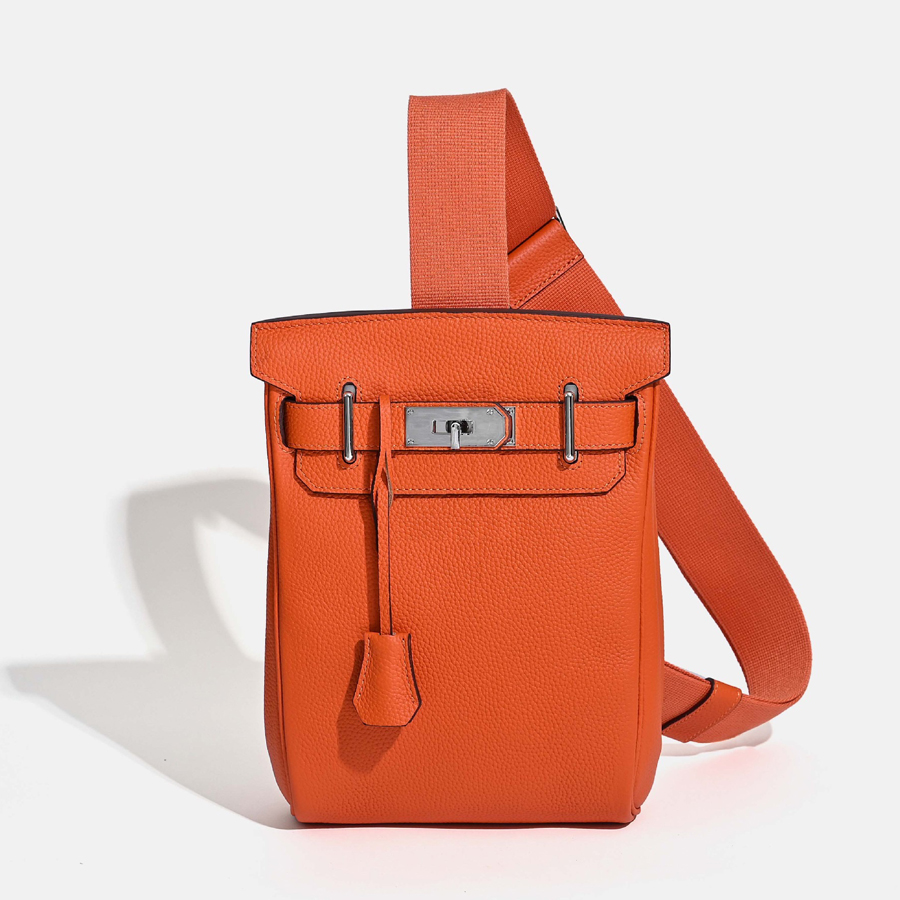 Bolsa Transversal de Couro de Vaca de Camada Superior Estilosa sex Estilo Neutro Casual Bolsa de Ombro de Couro io For...