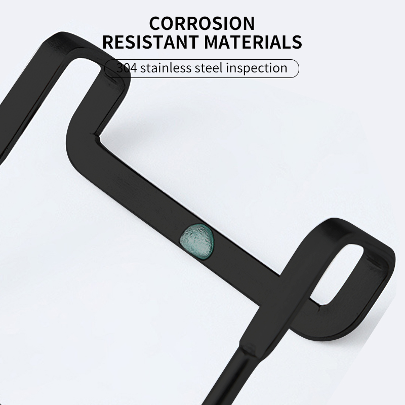 Stainless Steel Double S Hook Free Punch Wall Hanging Bathroom Kitchen Door S Hook Towel Storage Rack