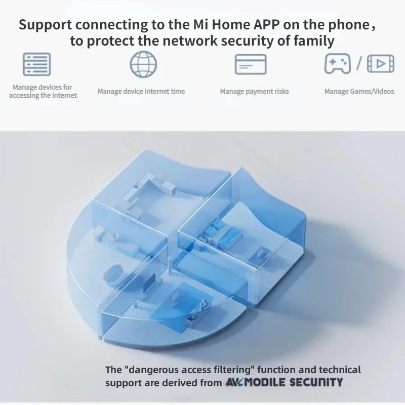Xiaomi Router BE5000 Wi-Fi 7 2.4/5GHz Dual-Frequency 5011 Mbps wireless rate Mesh 2.5G Port IPTV OFDMA Signal Amplifier Mi Home