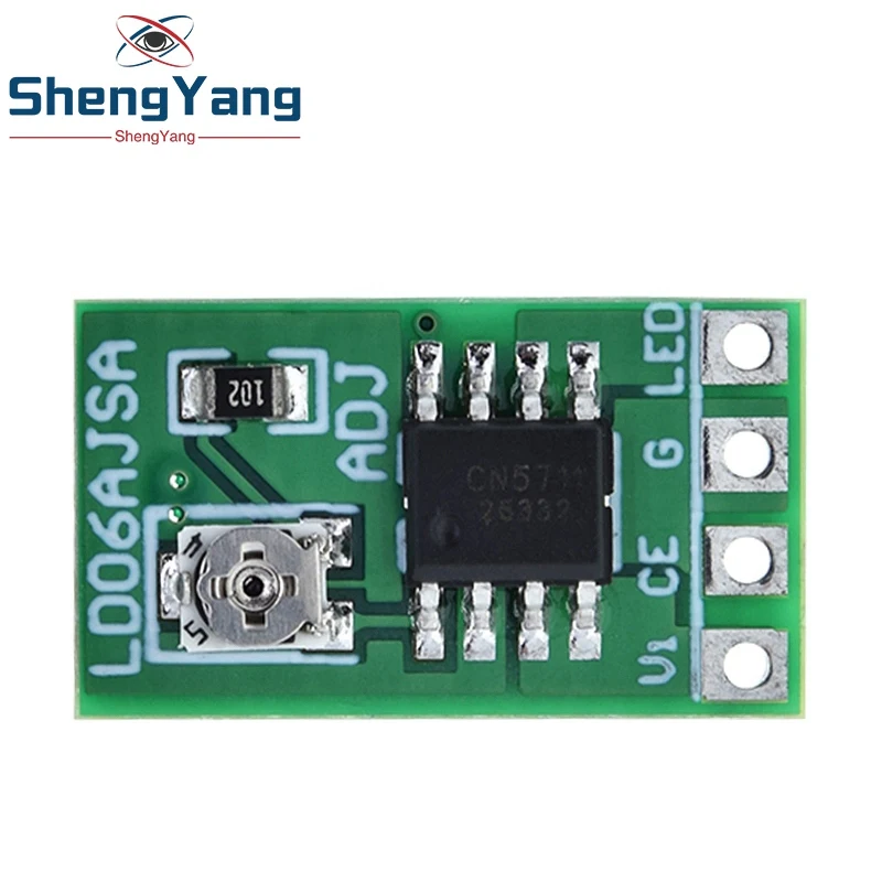 TZT 30-1500MA Adjustable Constant Current LED Driver DC 3.3V 3.7V 4.2V 5V PWM Control Board Buck Power module