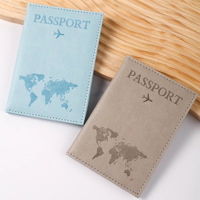 Capa para passaporte de avião para mulheres e homens, capa para passaporte de viagem, carteira fofa para passaporte, porta-passaporte para meninas