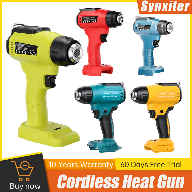 Беспроводной тепловой пистолет для Makita, DEWALT, Ryobi, Milwaukee, для Bosch, 18 В, аккумулятор, фен, промышленный домашний электроинструмент