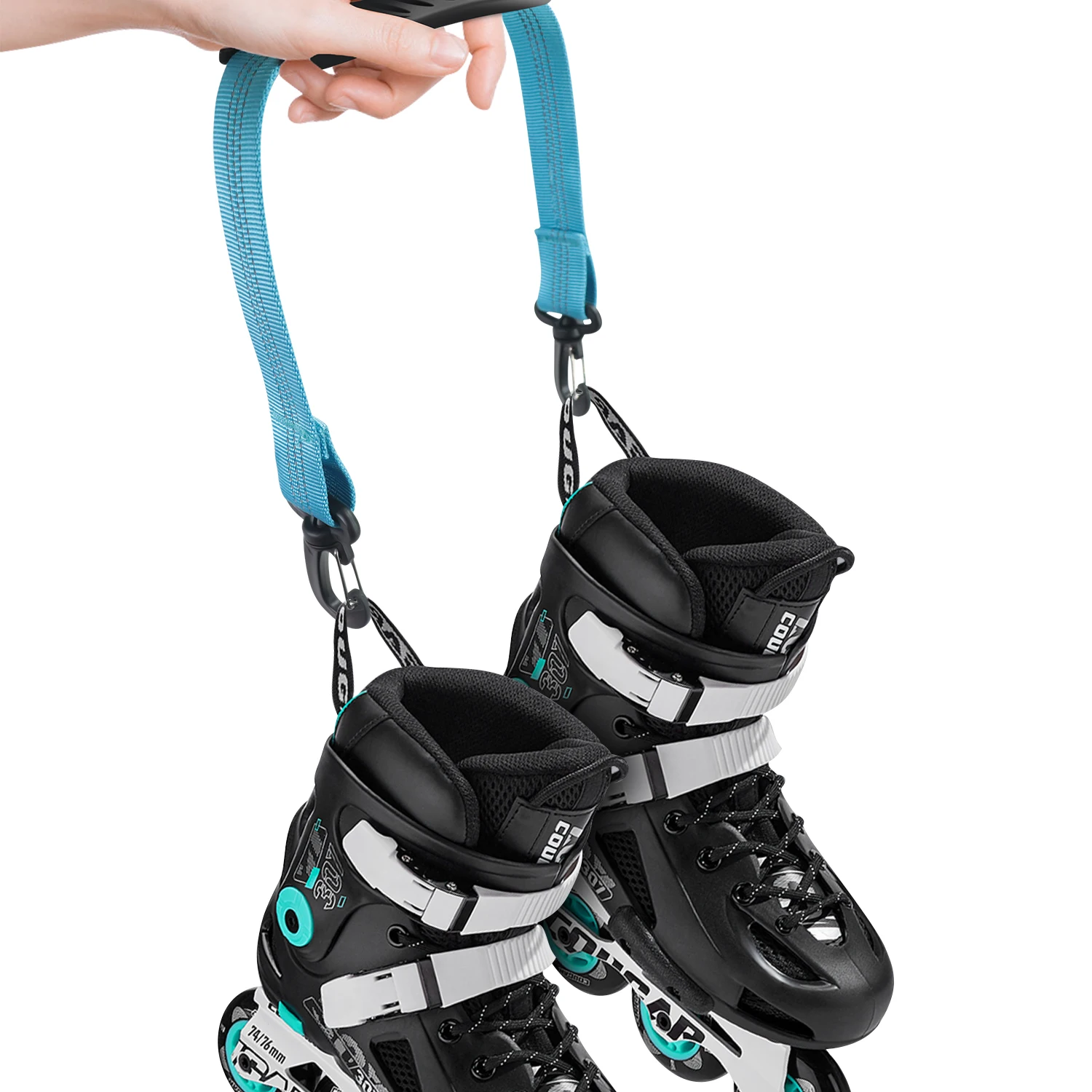 1Pc Roller Skate Shoe Lifter Ski Boot Strap Portable Inline Skate Straps Ice Skates Carrying Straps Winter Skiing Accessorie