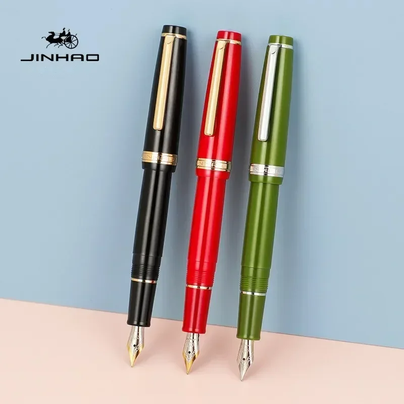 Jinhao 82 Fountain ปากกาสีใหม่หรูหราปากกา 0.7/0.5/0.38 มม.Extra Fine Nib เขียนอุปกรณ์สํานักงานเครื่องเขียนโรงเรียน