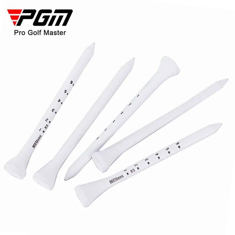 PGM 50 個ゴルフティー耐久性のある木製シートはコース上のボールを安定させ、完璧なティーレベルを維持し、精度を向上させます D7