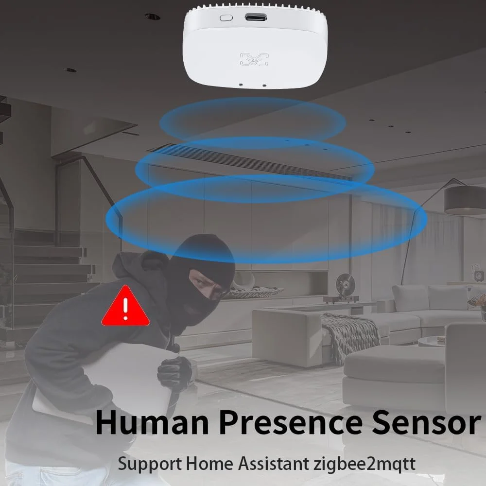 Haozee Tuya WiFi/Zigbee Menselijke aanwezigheidsdetector Smart Menselijk Lichaam PIR Sensor Radar Detector Magnetron Bewegingssensoren