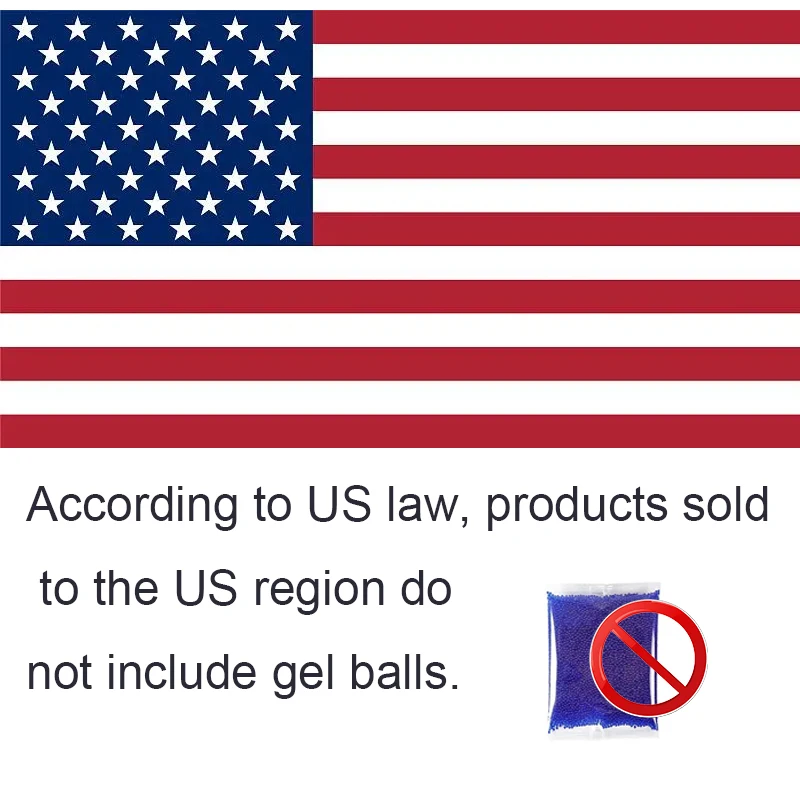 G-17 Elektrisch gelbalblaster speelgoedpistool voor buitenschietspel voor verjaardag