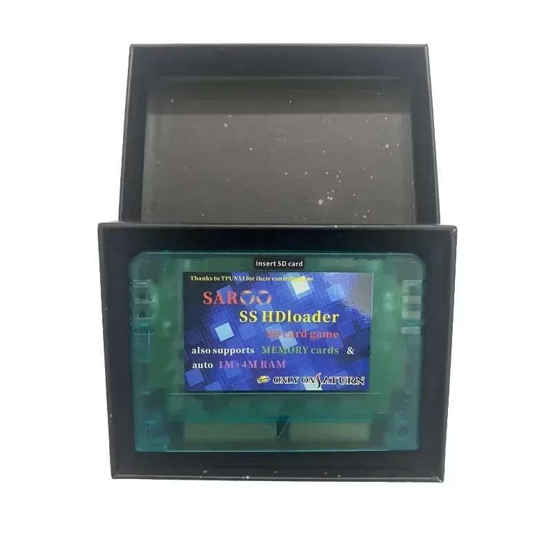 Tarjeta de lectura rápida SAROO SS Plug and Play de firmware SEGA SATURN 0,7 para consola, con tarjeta TF/SD, acelerador de lectura directa