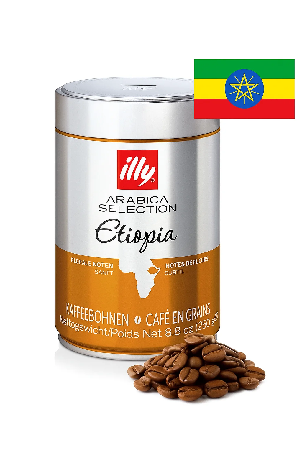 Kawa ziarnista Arabica Etiopia 250g - Illy