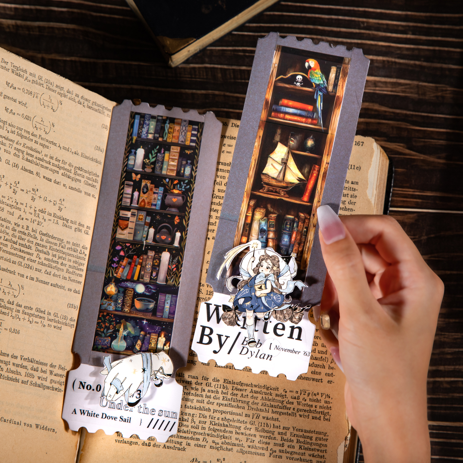 2m/Roll Magic Bookcase PET Tapes Scrapbook Handbook Tape Material Background Decorative Collage Adhesives Aesthetic Stationery