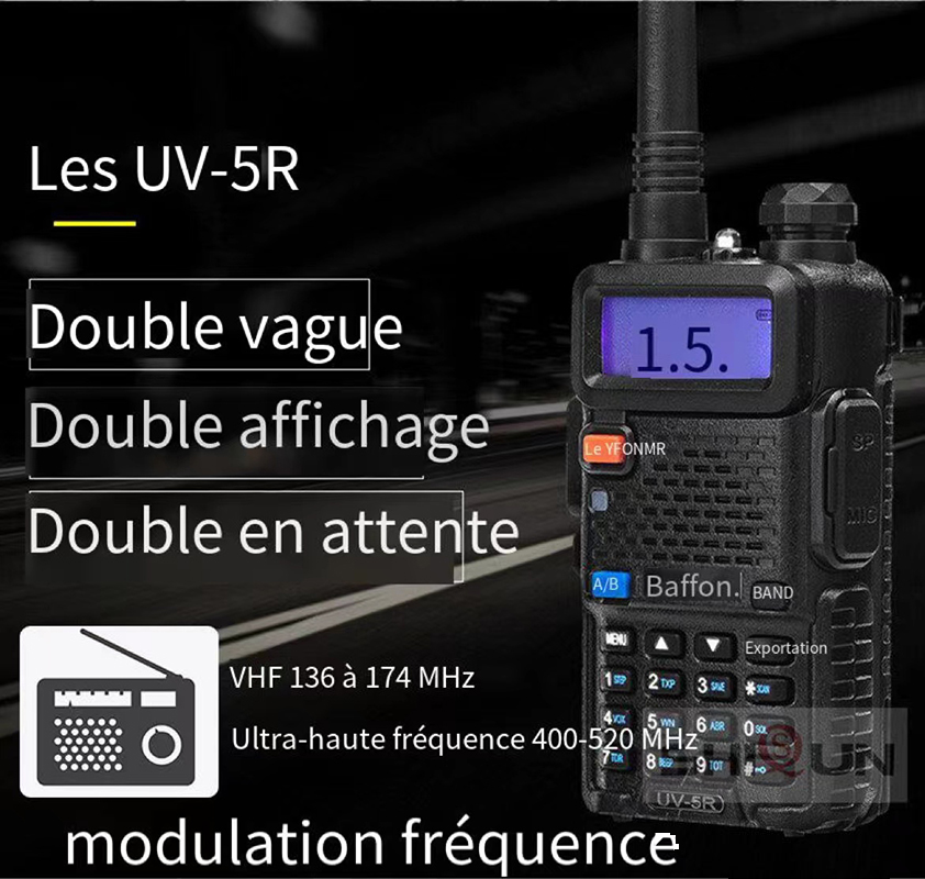 2pcs 5w uv5r baofeng walkie talkie dualband vhf uhf typ c langstrecken fm tragbarer ham cb funkgeräte handheld transceiver