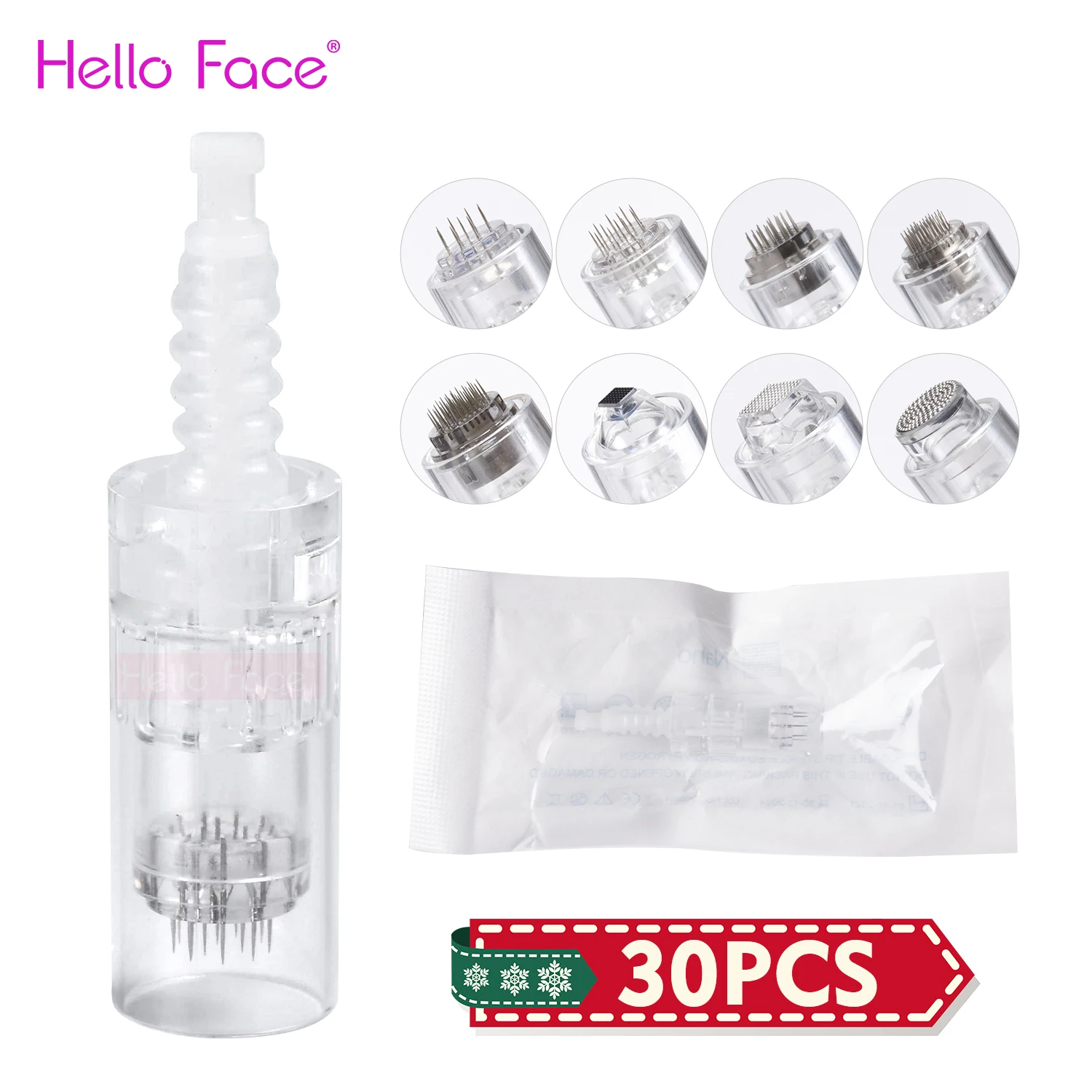 Dr Bút 30 Chiếc Lưỡi Lê Hộp Mực Derma Bút Kim Dùng Một Lần Thay Thế Kim Tương Thích Với Tiến Sĩ Pen Ultima M5 M7 N2 mym Đầu