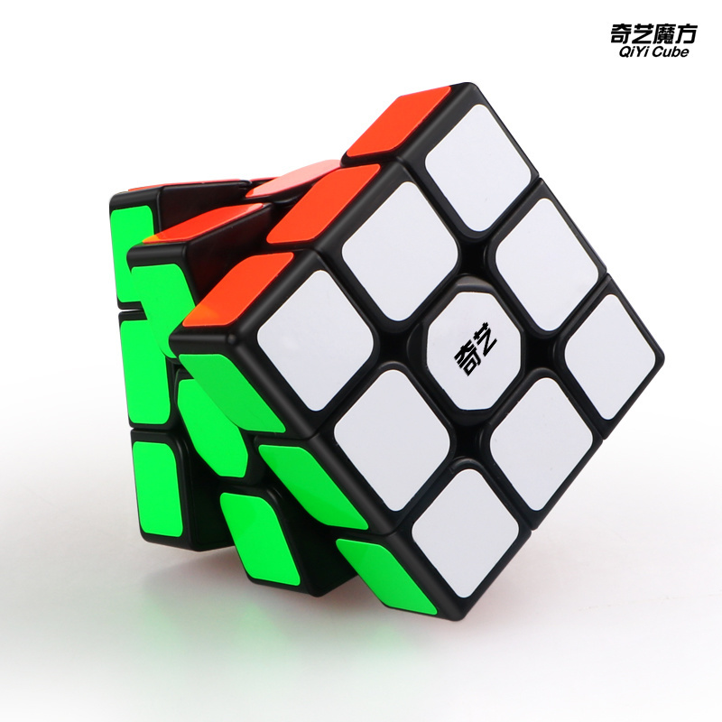 QiYi voile W 3x3x3 vitesses Cubes magiques Infinity Cube noir professionnel 3x3 Cube Puzzle jouets éducatifs pour enfants cadeau 3x3