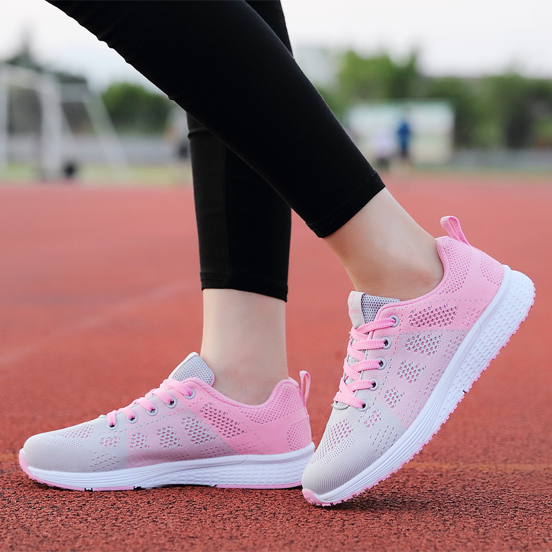 Frauen Casual Turnschuhe Mode Atmungsaktive Mesh Flache Schuhe frauen Im Freien Bequeme Nicht-slip Wanderschuhe Tenis feminino