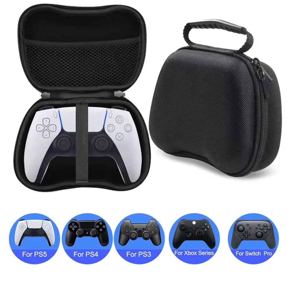 Borse con maniglia portaoggetti portatili per PS5 PS4 PS3/Xbox Series Gamepad Custodia protettiva in EVA per accessori Nintendo Switch Pro