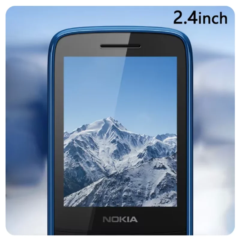 Nokia 215/225 4G Celular 2.4 "Dual SIM Bluetooth 1150mAh Long Standby Chave hebraica usado telefone