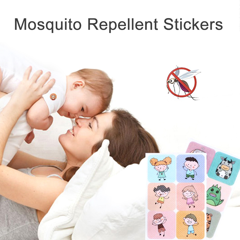 120/240 pces remendo do mosquito dos desenhos animados 100% natural não tóxico repelente do mosquito anti-mosquito remendo repelente para crianças