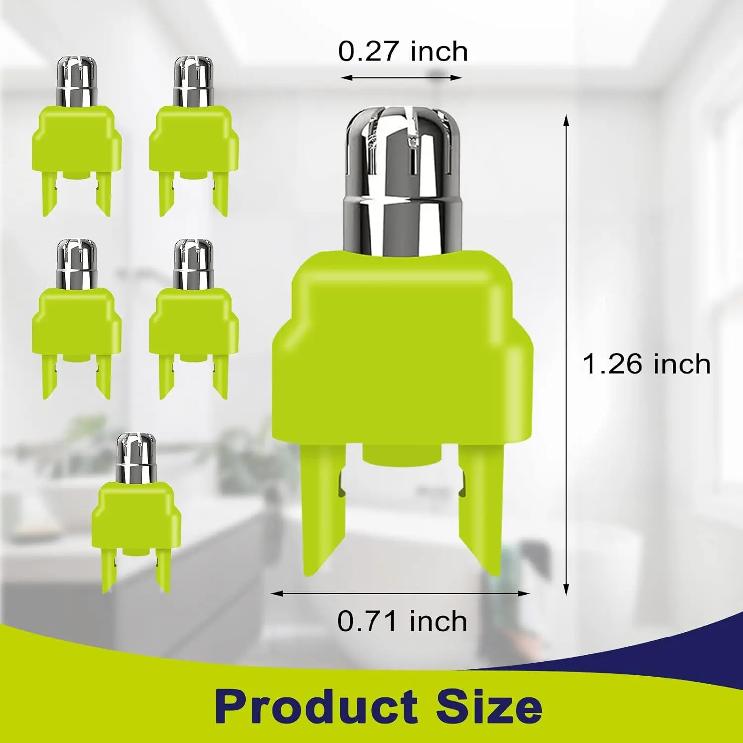 Nose Ear Hair Trimmer Replacement blade Heads For Philips QP2724 QP2630 QP2520 QP2734 QP2834, QP6530 one pro trimmers shavers