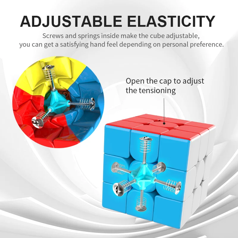 MoYu Meilong3c Professional Magic Cube 3x3x3 classroom Stickerless 3 Layers Speed Cube Puzzle Cube Fidget Toys For Childrengifts