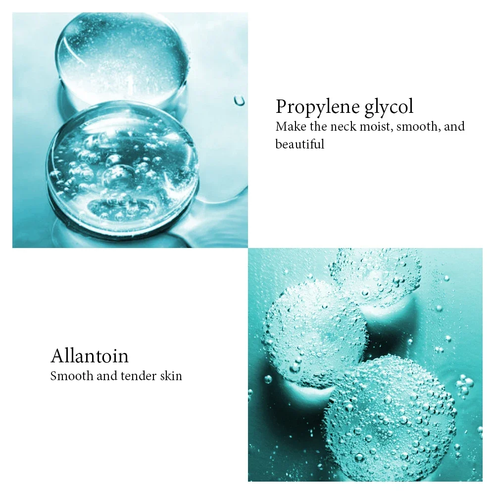 10 pçs bioaqua anti-rugas máscara de pescoço hidratante brilho endurecimento cuidados com a pele colágeno pescoço máscaras produtos de cuidados com a pele coreanos