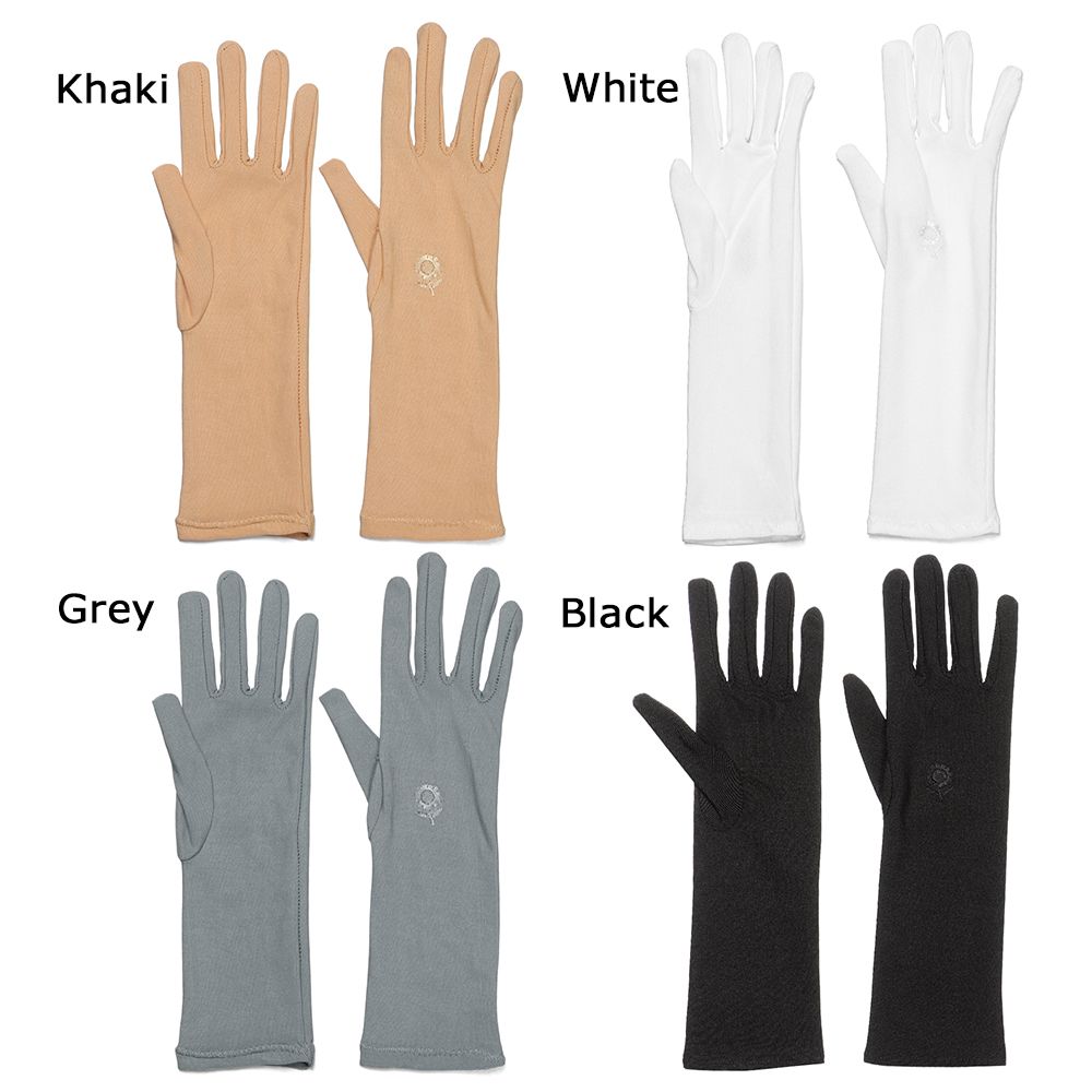 Women Slip Resistant Thin Sunscreen Gloves Anti UV Driving Gloves Etiquette Gloves