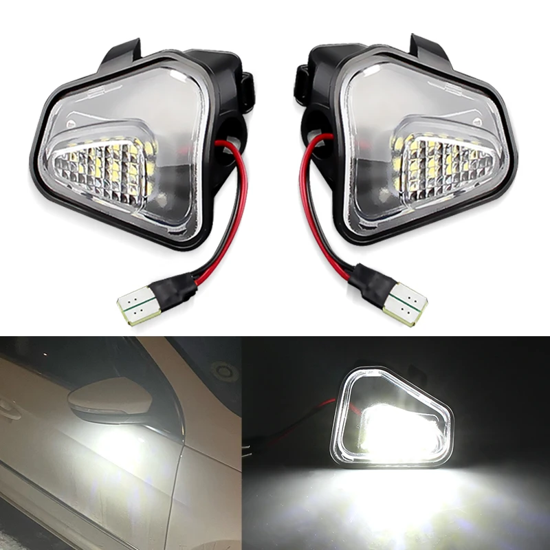 Bộ 2 Xi Nhan Canbus Mặt Gương Vũng Nước Đèn Xe Volkswagen VW Passat B7 EOS CC Scirocco Jetta Hoan Nghênh Bạn Đã Đèn Gương Ánh Sáng cho Passat CC