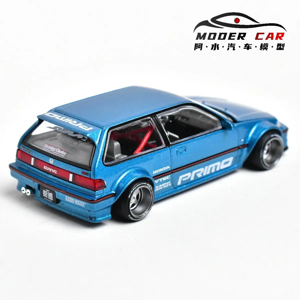 カイドーハウス + MINIGT シビック (EF) カイドーワークス V1 KHMG126 ダイキャストモデルカー