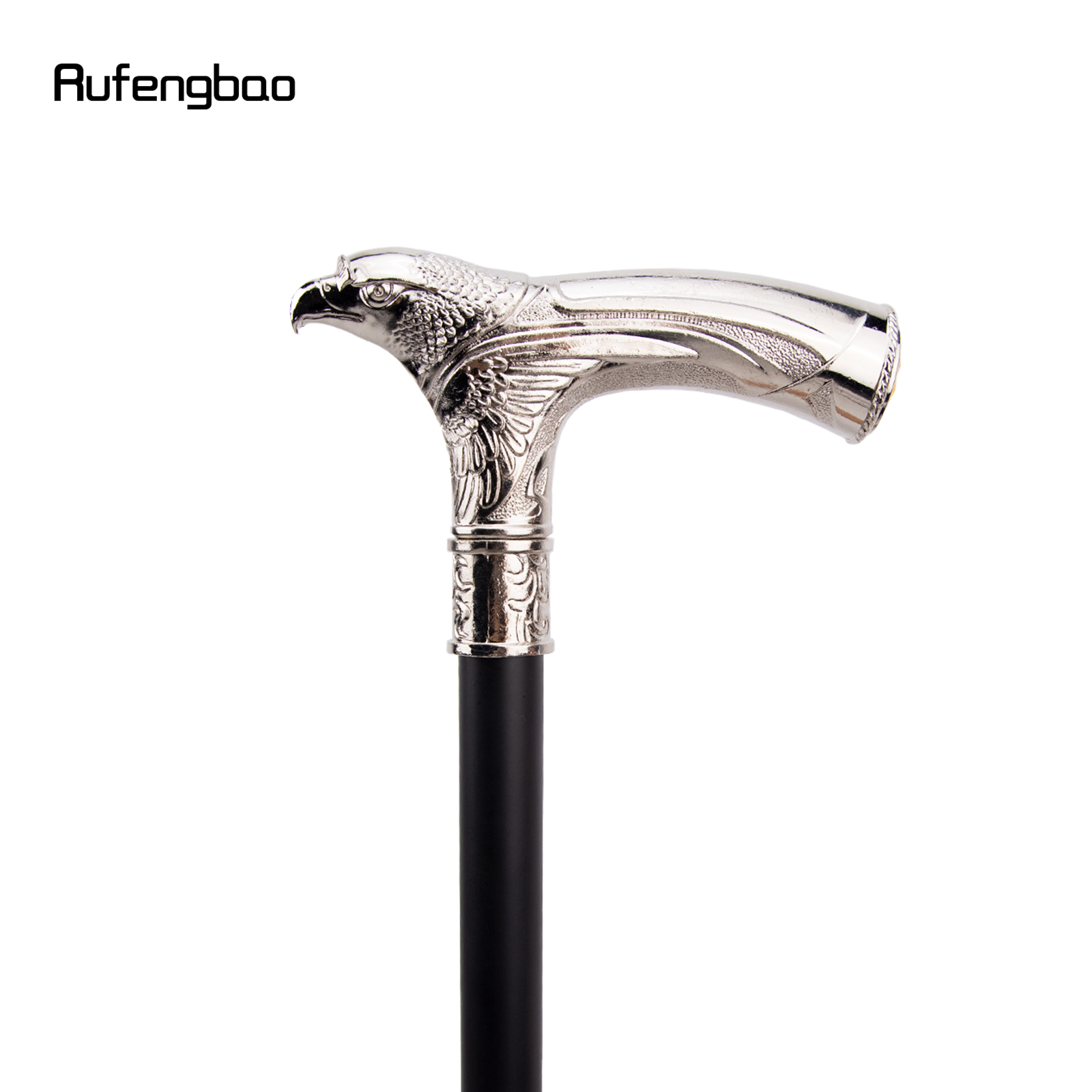 Cabeça de águia branca com strass moda bengala decorativa vara cospaly vintage elegante bengala crosier 93cm