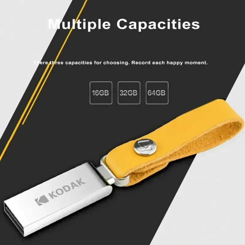 KODAK K122 USB 2.0 Pen Drive 32GB 64GB 128GB metallo USB Flash Drive Memory Pendrive