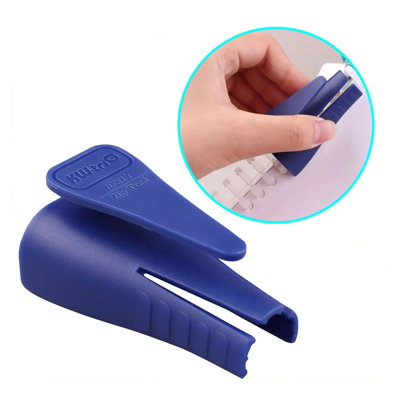 KW-trio Plastic Binder Ring Opener for Loose Leaf Binders Binding Spines Combs Opening and Closing