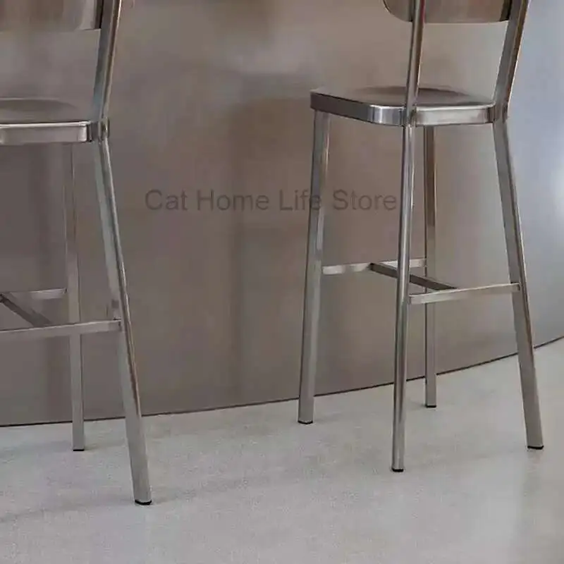 Bar Gamer Bar Chairs Dining Reception Accent Manicure Office Design Bar Chairs Ergonomic High Nordic Cadeira Home Furniture