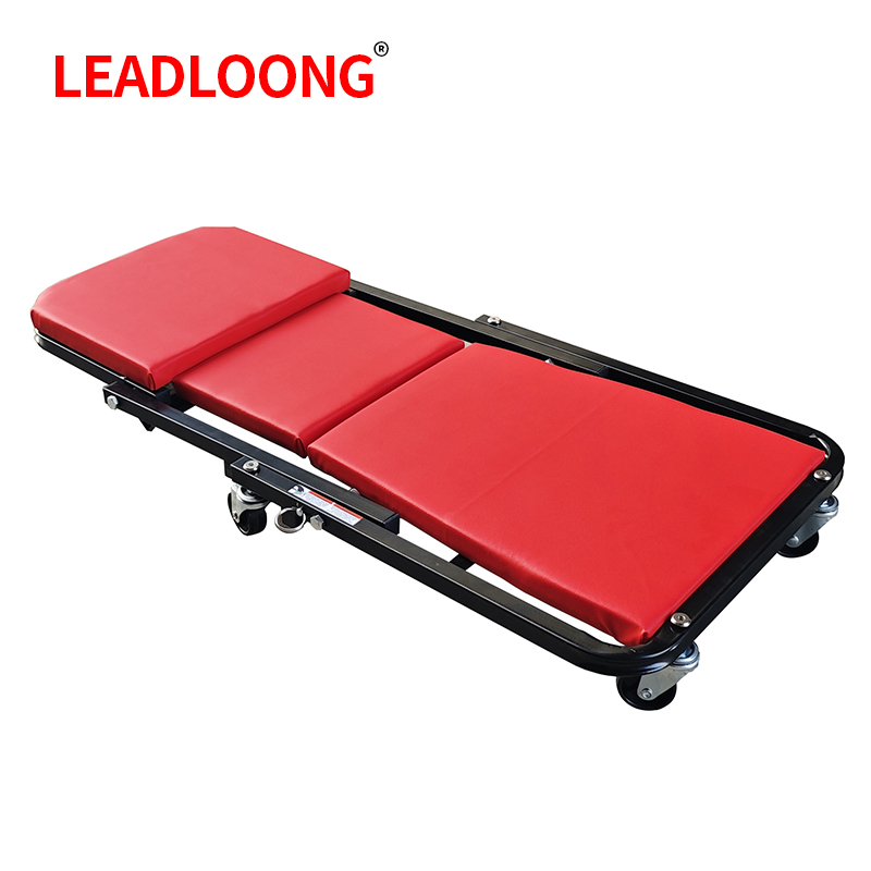 LEADLOONG Banc de réparation automobile Creeper de mécanicien, cadeau de garage, siège Creeper Z 36", cadeaux de mécanicien 2 en 1, capacité de 300 lb