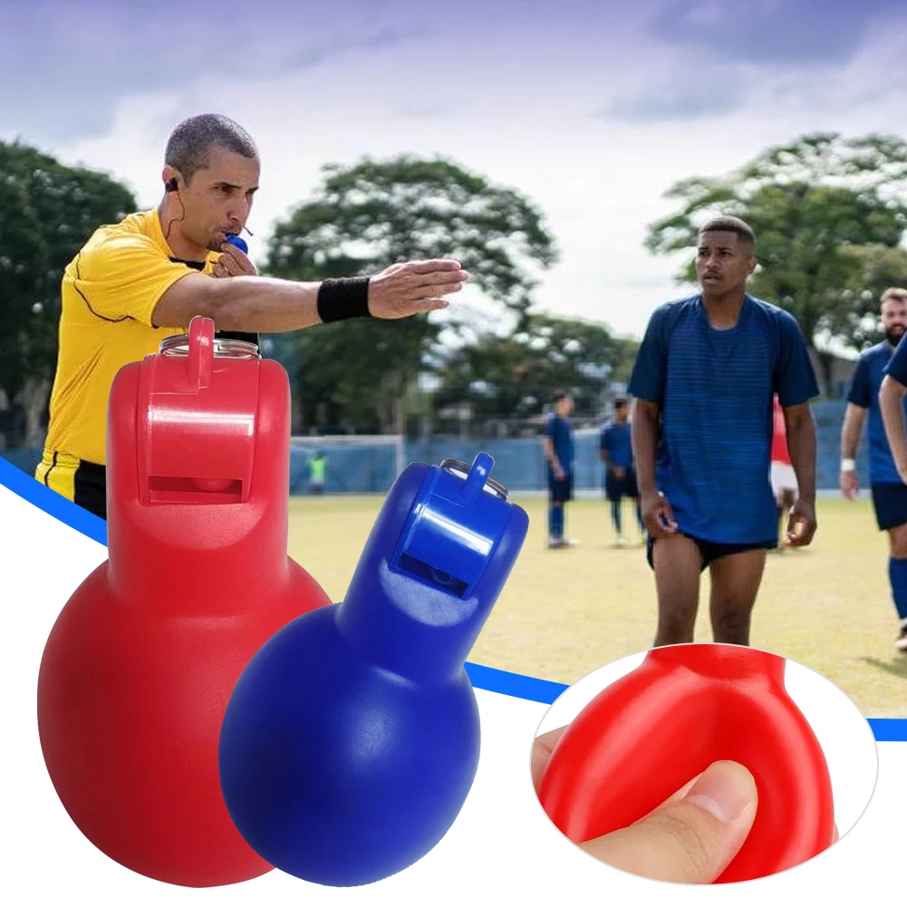 Hand-Quetschpfeife, lauter, klarer Klang, Sicherheits-Überlebenspfeife, Notfallpfeife für drinnen und draußen, Zuhause, Schule, Sport