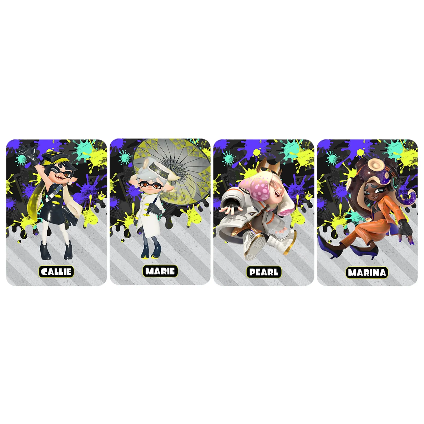New Splatoons 3 Callie Marie Pearl Marina card Splatoons NFC rfid tag card Splatoons 1 - 3 Linkage ns switch