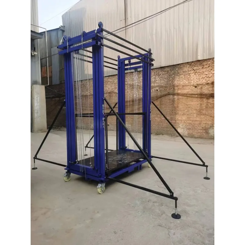 2M bis 12M 500kg 300kg elektrisches Hebegerüst, mobile Scherenhebebühne, Arbeitsplattformen, Gerüste