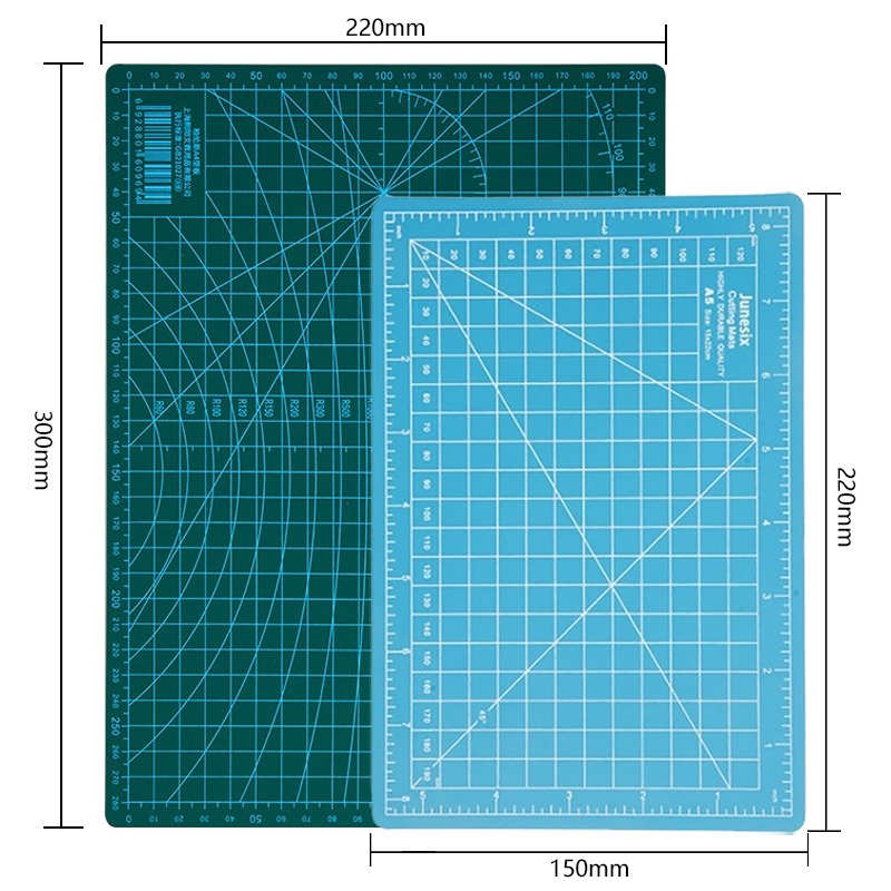 Durable Handmade Cutting Mat Board A4 A5 Student Art Paper Cutter Leathercraft PVC Workbench Self-Healing Diy Sewing Cutting Pad