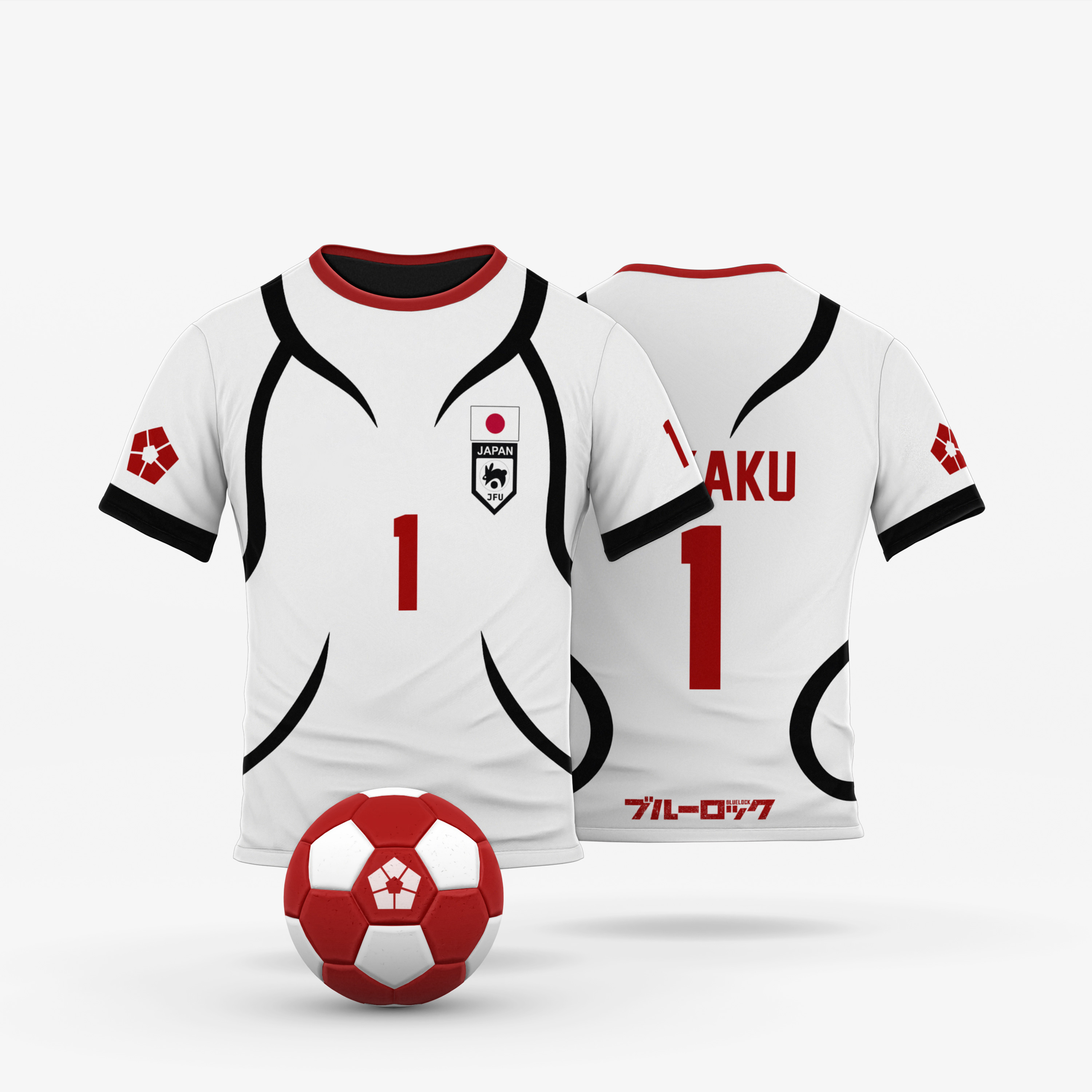 Blue Lock Japón U20 blanco dibujos animados Anime Cosplay hombres Jersey verano manga corta niños camisetas Tops 2024 moda mujer camiseta