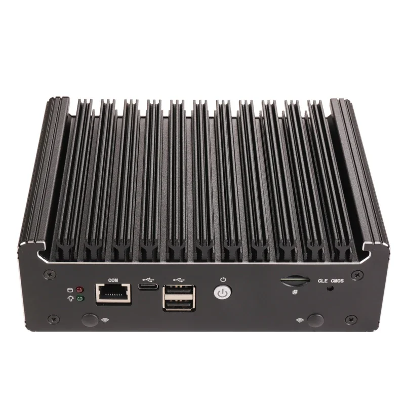 Mini Computer with 4 LANs i226-V 2.5G AES-Ni Intel N100 Pentium N6005 Pfsense Firewall Router Server Computer 4*USB 1*COM RJ45