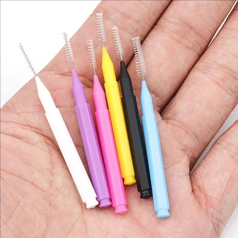 MJ 20 ชิ้น Mini Eyebrow แปรง Brow Perm แปรงทิ้ง Brow Lifting แปรง Bendable Micro Eyelash แปรง Applicators เครื่องมือแต่งหน้า