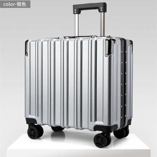 Malas de cabine com rodas universais espessadas e duráveis, fechaduras combinadas resistentes, rodas silenciosas, estojos para carrinho