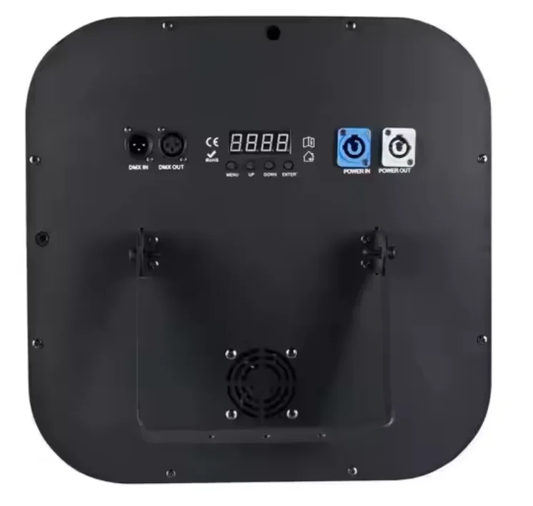 Harga Grosir Lampu Retro COB LED 4 Mata 50W dengan Cincin Dmx512 RGB Lampu Panggung Blinder untuk Bar Disko Klub Malam