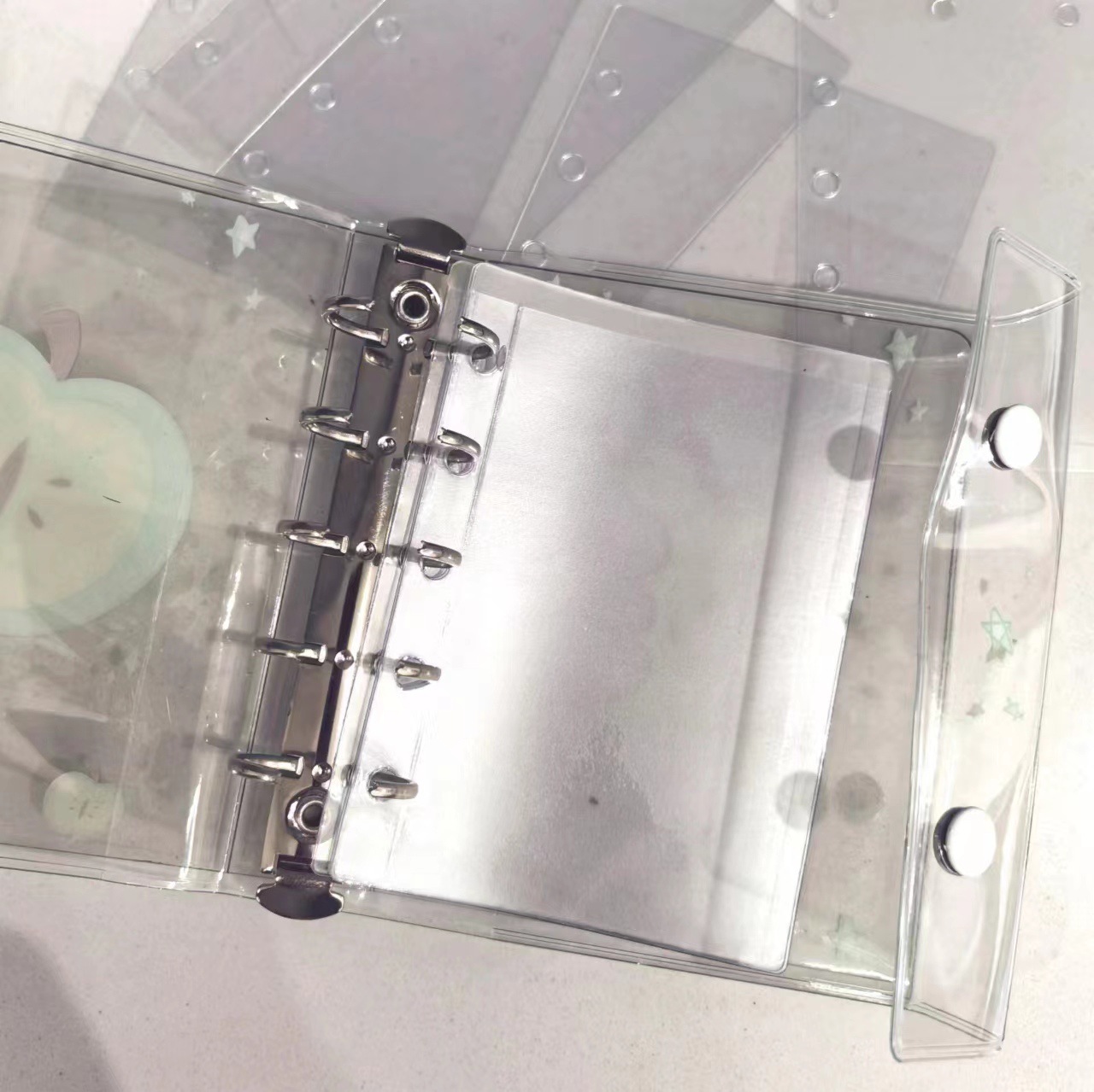 M5 핸드북 내부 페이지 3 인치 카드 소책자 루스 페이지 DIY 바인더 포토 카드 수집 도서 일기 일정 플래너 DIY 커버 앨범