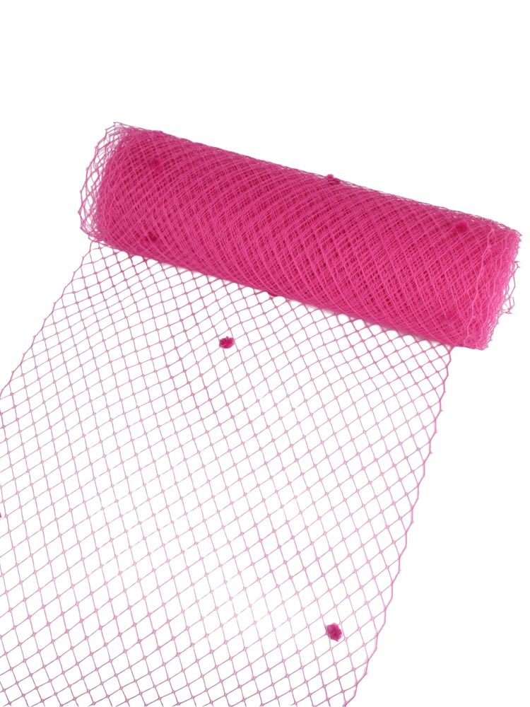 女性用ドット付きニットウェア,ウェディングベール,DIYヘアアクセサリー,10インチ,25cm