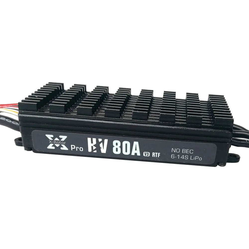 Б/у 80A Xrotor-Pro-HV ESC Электрический регулятор скорости для БПЛА RC Самолет Бесщеточный двигатель Дрон Самолет Двигатель от FLYFUN