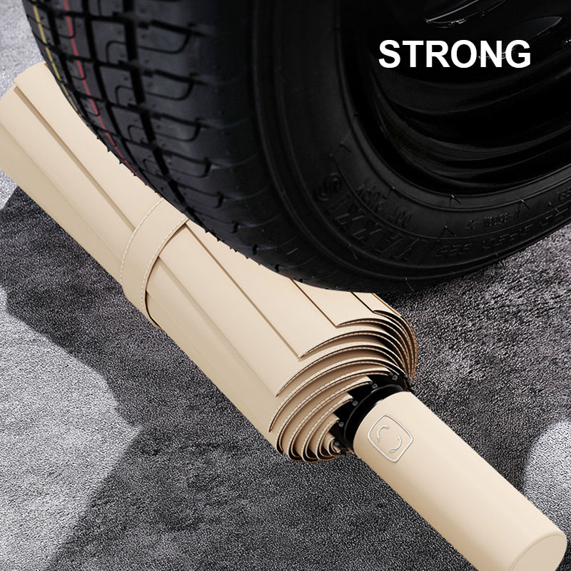 Большой 24-костный однотонный автоматический зонт, складной светильник, большой формат, уличный солнцезащитный козырек, автоматический зонт с защитой от ультрафиолета