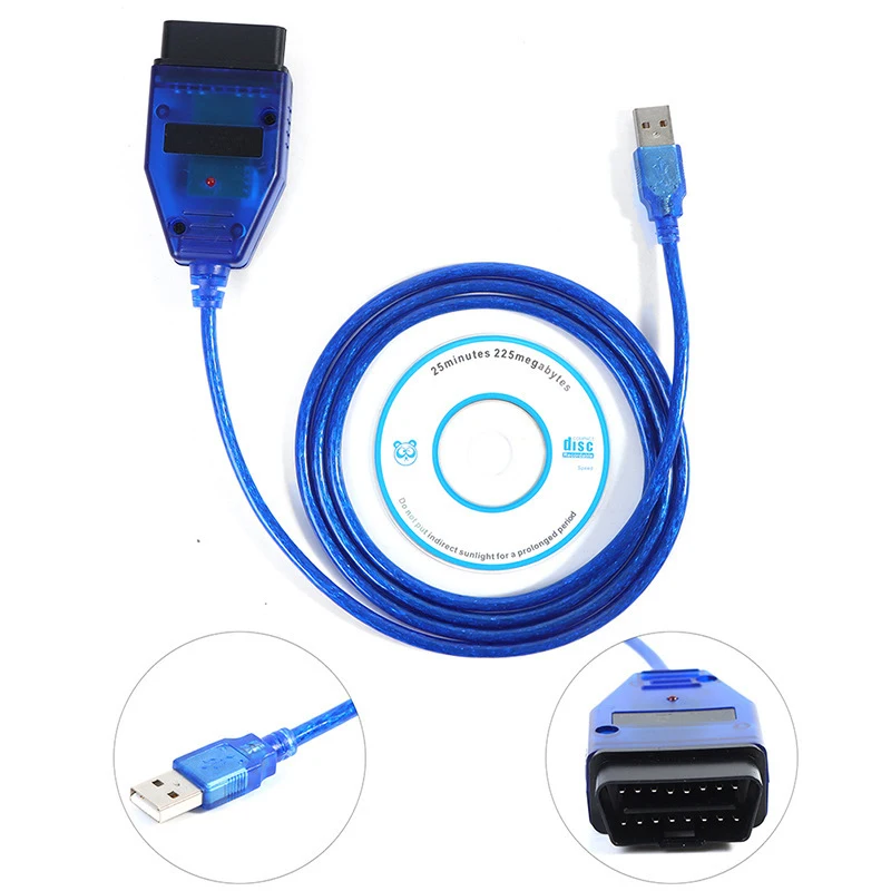 Para vag kkl 409.1 ch340 obd2 interface usb para audi/seat/skoda/vw cabo de diagnóstico do carro ft232rl interruptor para fiat ecu scan vag kkl