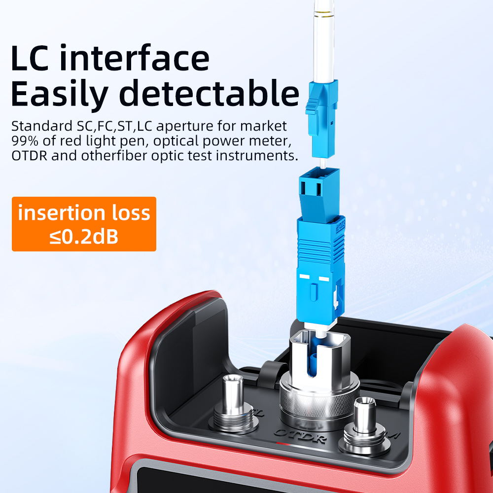 Natalink FC SC ST LC Man-vrouw Glasvezel Connector FTTH Singlemode Adapter voor Visual Fault Locator Optische Power Meter
