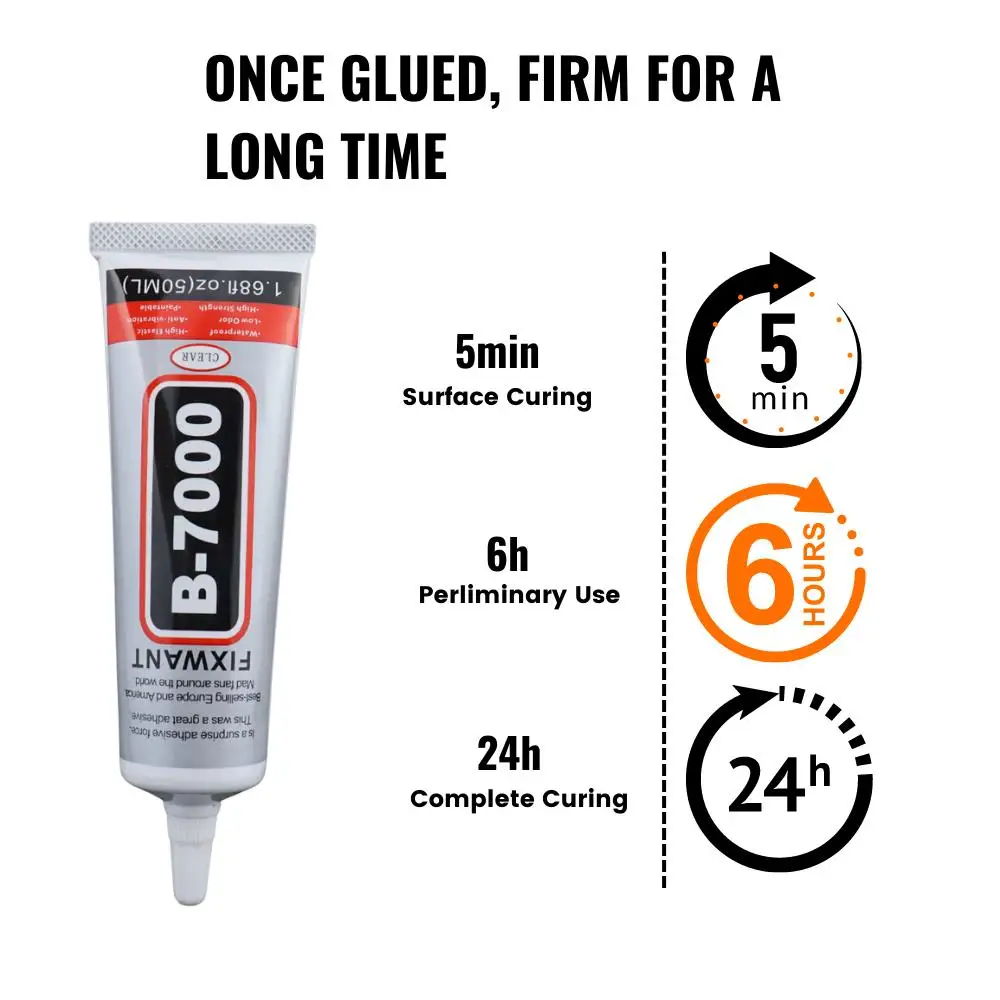 1pcs 15ML 25ML 50ML 110ML B-7000 Clear Phone Screen Repair Glue Universal Glass Plastic B7000 DIY Adhesive